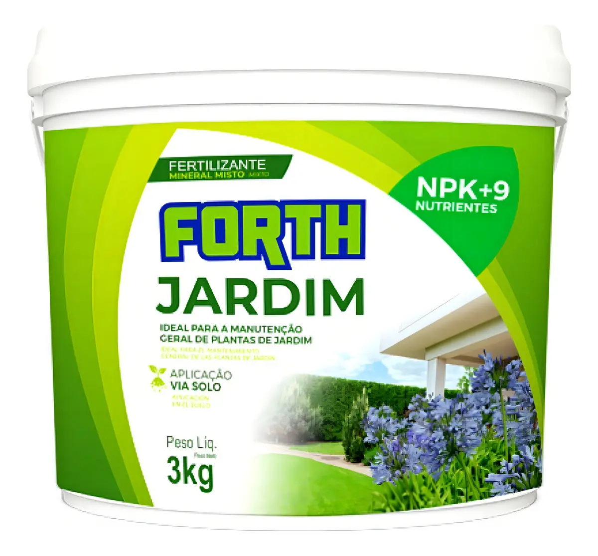 Forth Frutas, Fertilizante, Adubo para Plantas Frutíferas, Nutritivo, Micronutrientes, NPK, Balde, 3kg