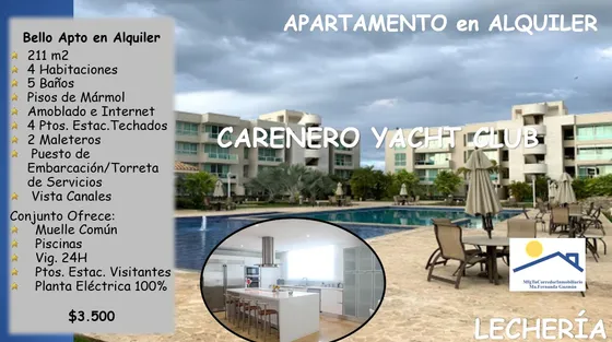 Venta O Alquiler Residencias Carenero Yacht Club Lechería Lujoso  