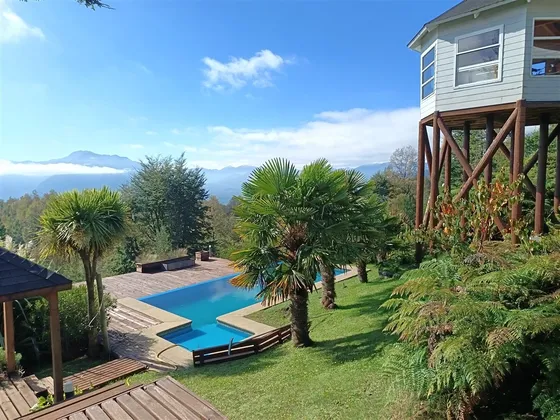Casa En Venta Vista Al Lago En Pucón 
