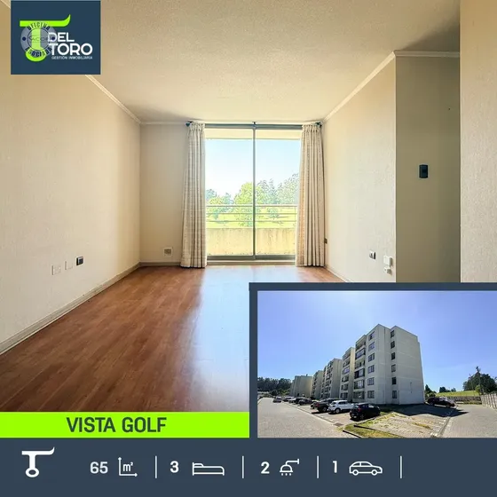 Departamento En Venta De 3 Dorm. En Vista Golf, Concepción