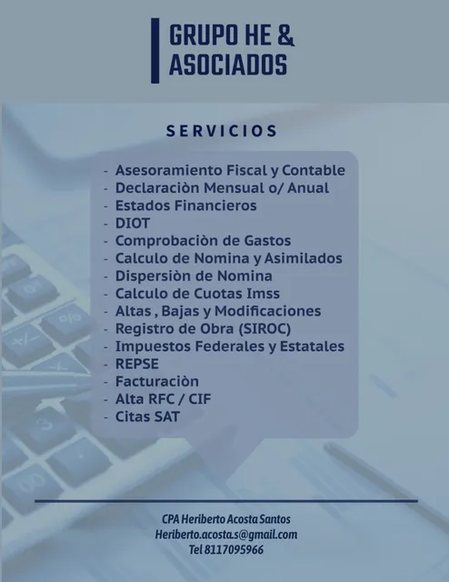 Servicio De Contabilidad Para Tu Negocio 