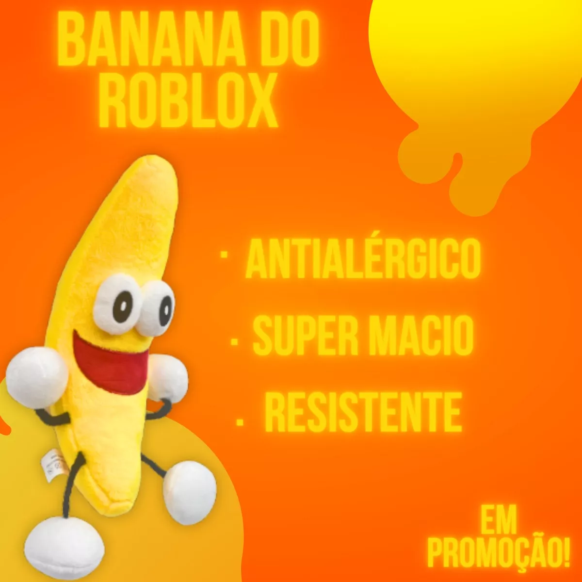 Pelúcia Seek Jogo Doors Roblox - Original e Antialérgico de 30cm - Mega  Toys São Manuel SP