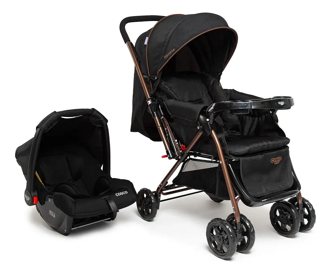 Carrinho de Bebê Cosco Kids Travel System Reverse
