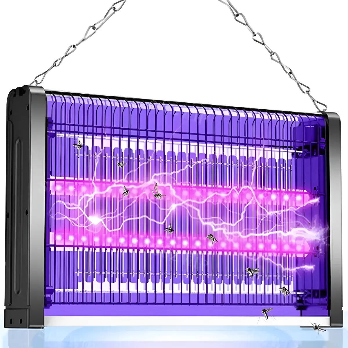 Qzgyoool Lampara Mata Mosquitos Eléctrico 50w,lámpara Insecticidas Para Mosquitos Antimosquitos 5200v,lampara Repelente Eléctrica Mata Mosquitos Mosca Para Interior Y Exterior Jardín Dormitorio Cocina