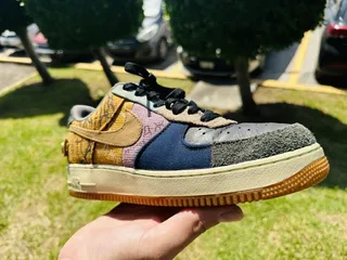 Air force 1 travis scott fossil best sale