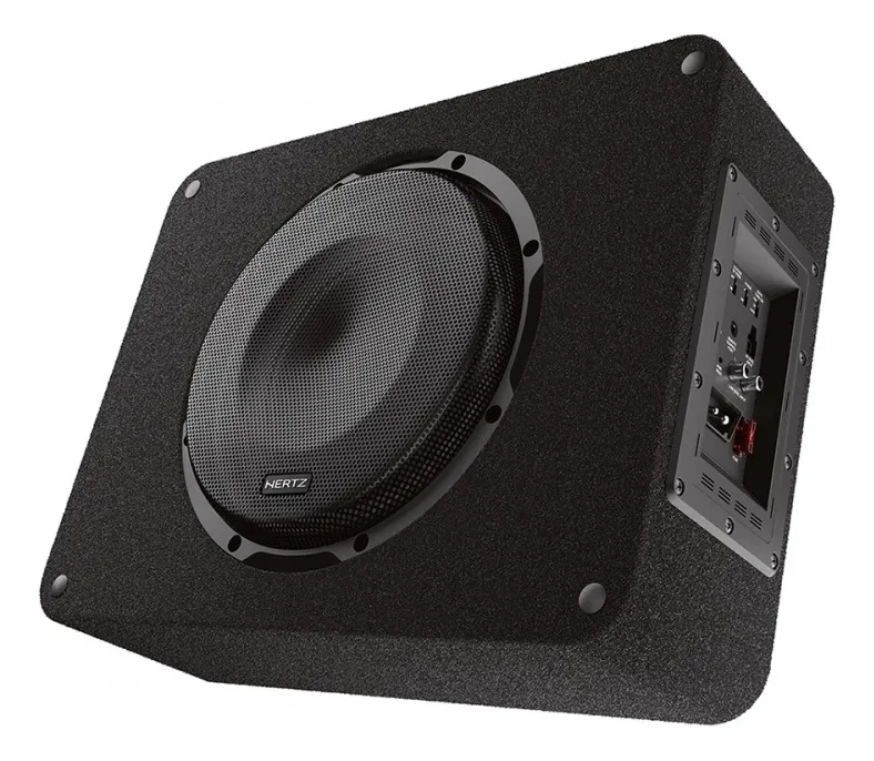 Caixa Sub Amplificada Cba 250 Ativa Slim 250rms 10pol Hertz Cor Preto 12v