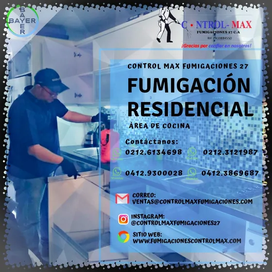 Servicio De Fumigacion Chiripas Cucarachas Pulgas Termitas
