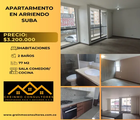 Apartamento En Arriendo Gratamira Suba