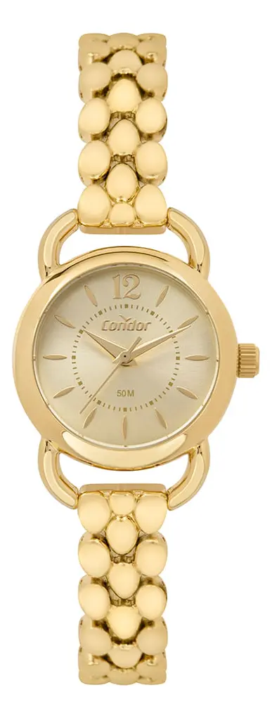 Relógio Feminino Co2035nsi/5x Mini Joia Dourado Condor
