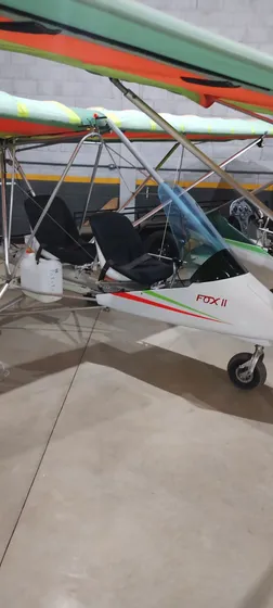 Ultraleve Fox V2 1990 C/ Motor Rotax 503 Dupla Carburação