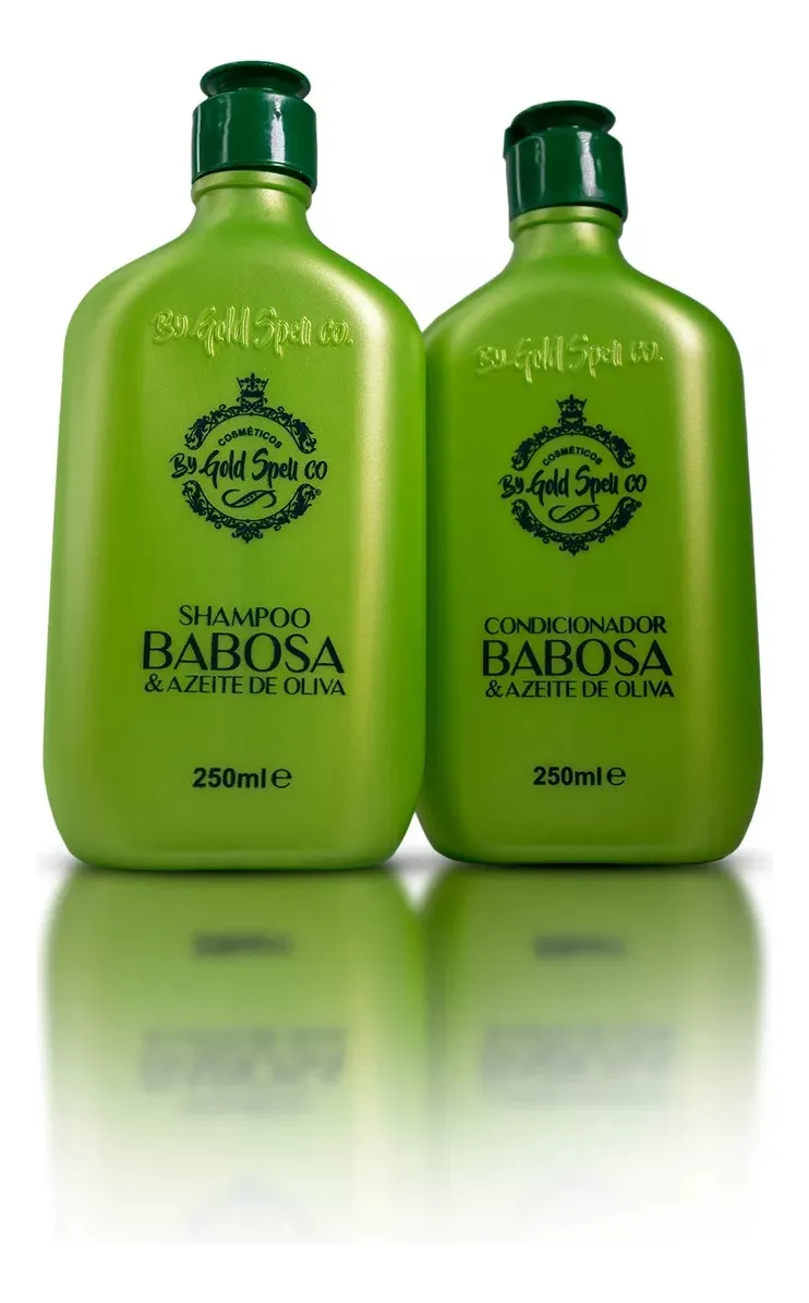 Shampoo + Condicionador Babosa E Azeite De Oliva Gold Spell 250ml