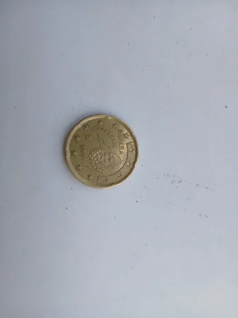 Moneda 20 Centavos En Euros 