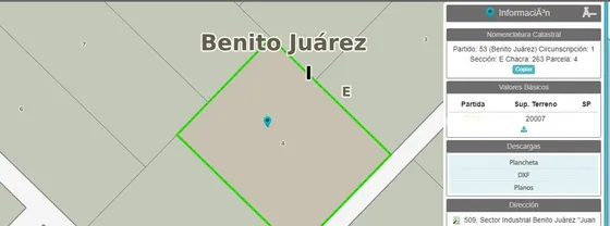 En Venta B. Juarez 2 Hectareas 