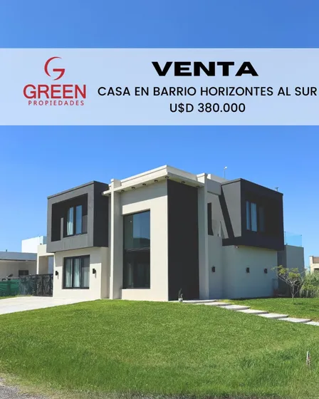 Casa De Excelente Calidad Y Terminaciones En Horizontes Al Sur. De 4 Ambientes.