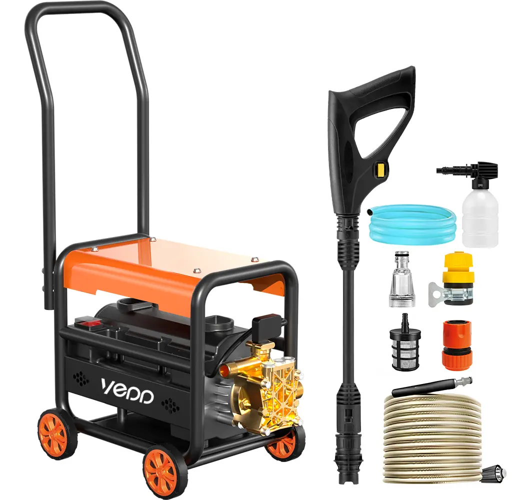 Vedd Hidrolavadora Eléctrica 6200 Psi 9000w Con Accesorios