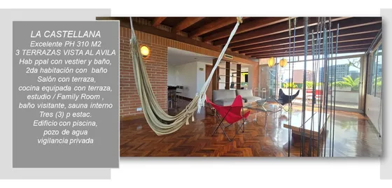 La Castellana, Alquilr Pent House 310 M2 Con Terrazas