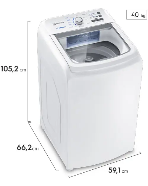 Máquina De Lavar 13kg Electrolux Cesto Inox, Jet&clean Led13 Cor Branco — imagem 3
