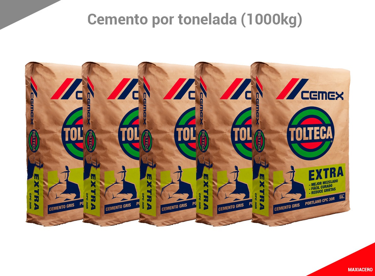 Cemento Cemex Tolteca 50 Kg Tonelada Meses sin intereses