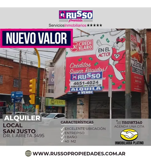 Alquiler Local Comercial San Justo