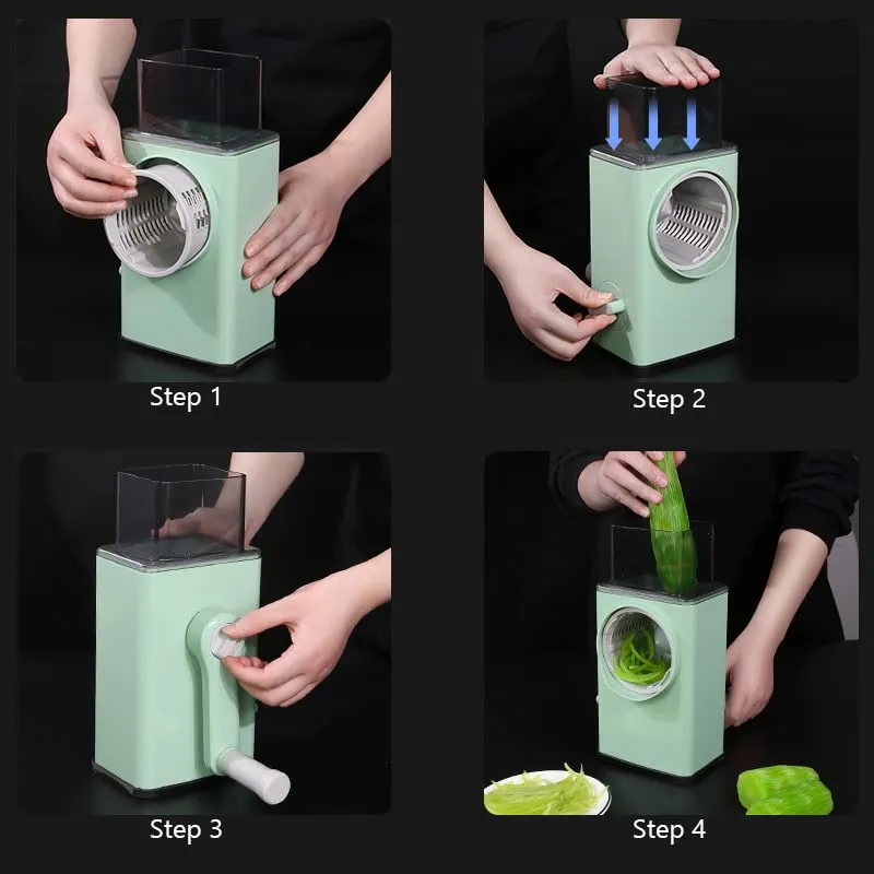 Rallador De Verduras Manual Poshwa Multipropósito