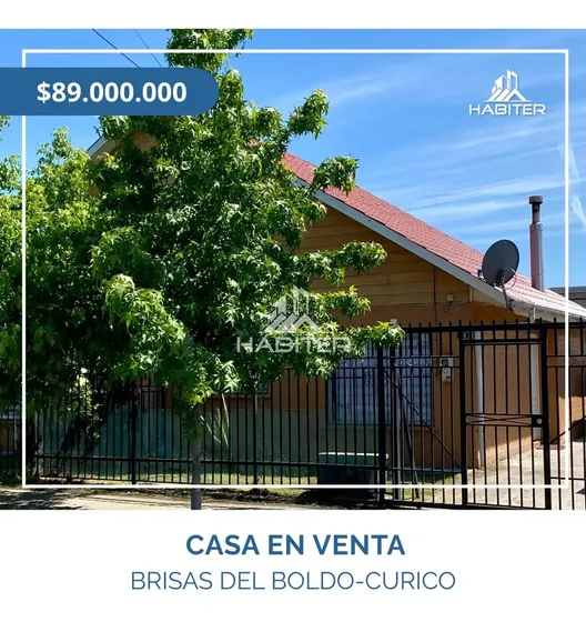 Linda Casa De 3d-1b, En Brisas Del Boldo, Curico (40139)