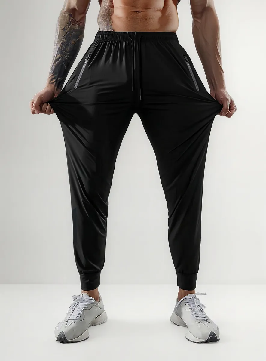 Calça Masculina Tactel Jogger Esportiva Academia Slim Treino