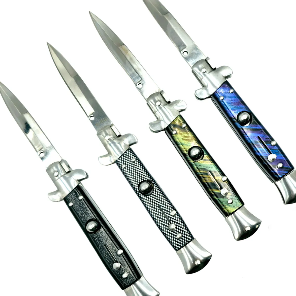 Canivete Automático Stiletto Italiano Mafia Saque Rapido Md2