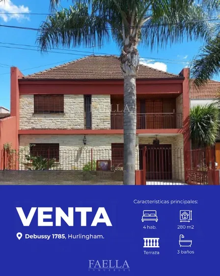 Venta Casa Hurlingham Apta Credito P. Johnston 4 Dormitorios