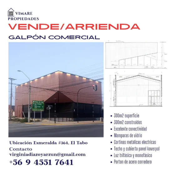 Galpon Comercial El Tabo
