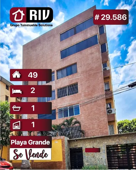 En Venta Acogedor Apto Ubicado En La Privilegiada Zona De Playa Grande. Estado La Guaira