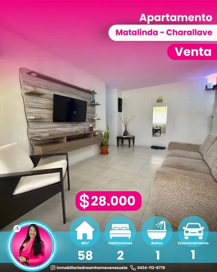 Apartamento En Venta Res. Matalinda - Charallave.