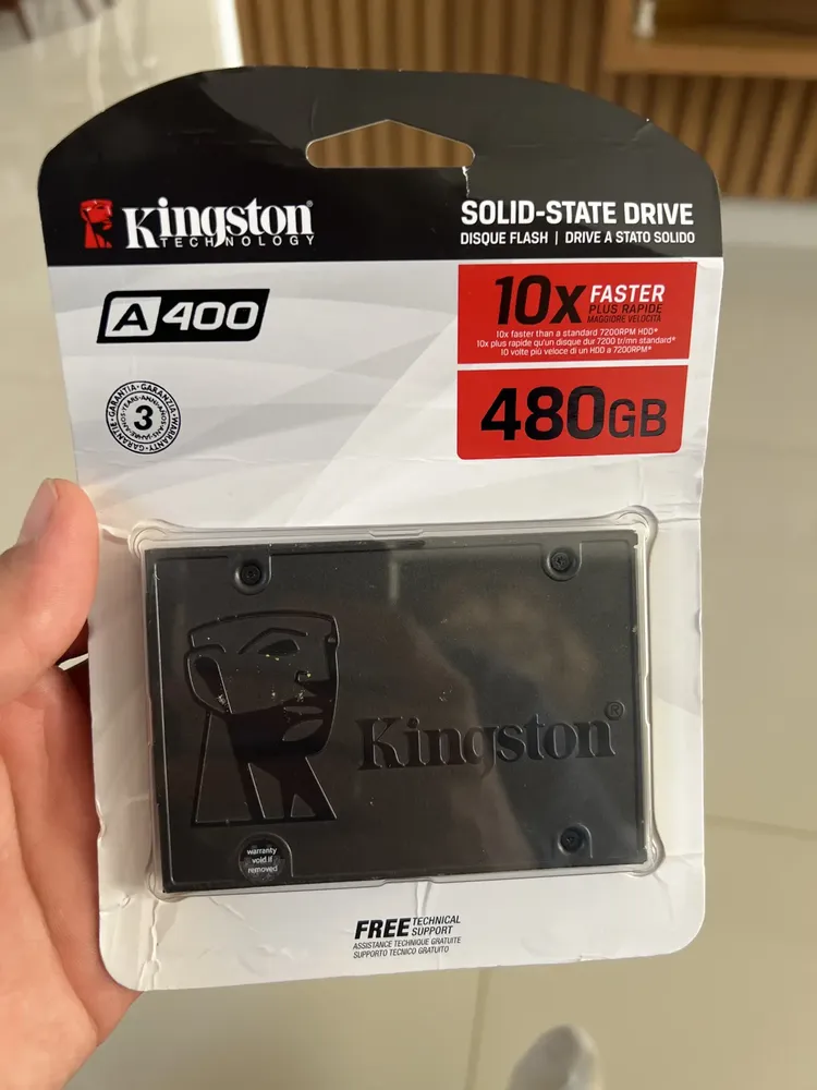 SSD A400 480GB SATA 2.5 Para PC e Notebook Kingston | MercadoLivre