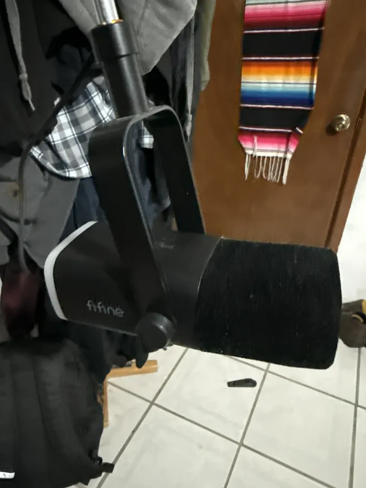 Foto del micrófono compartida por un comprador