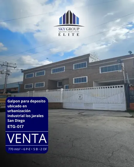 Vende Galpon Para Deposito Ubicado En Urbanización Industrial Los Jarales San Diego Carabobo.