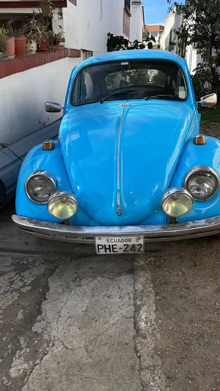 Escarabajo Color Celeste En Perfectoestado, Totalmente Repa