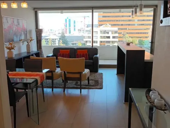 Departamento Amoblado Cercano Parque Arauco