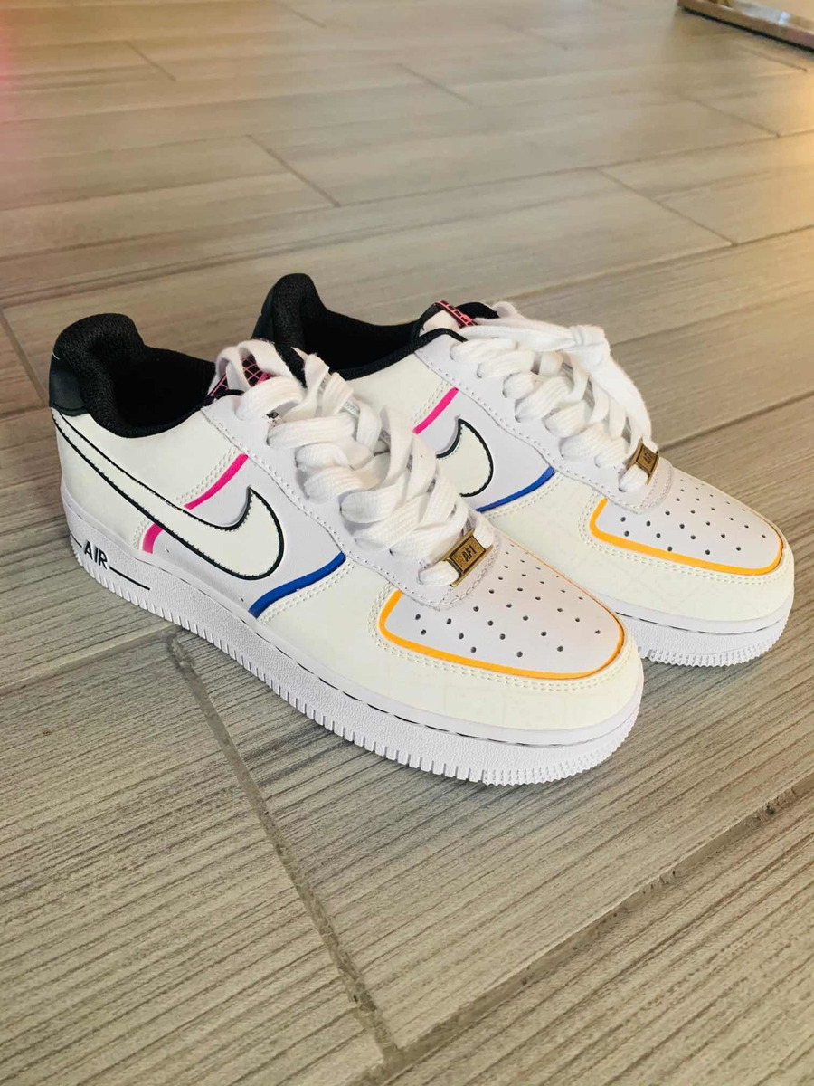 Tenis Air Force One - DÃa De Muertos Con Caja | Mercado Libre