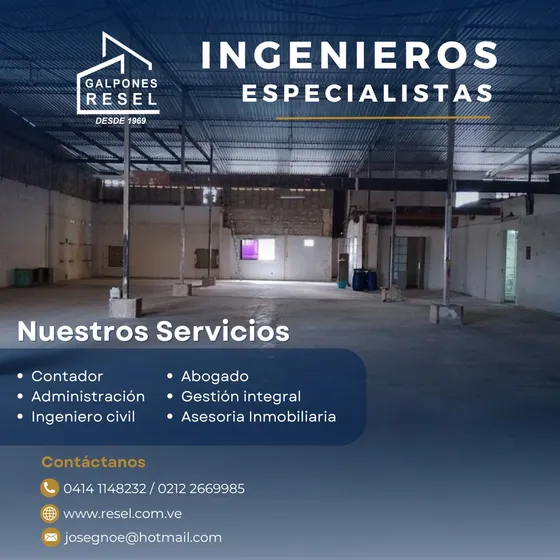#1606 Galpón Para Taller De 1.400m2 En Urbanización Miranda - Caracas