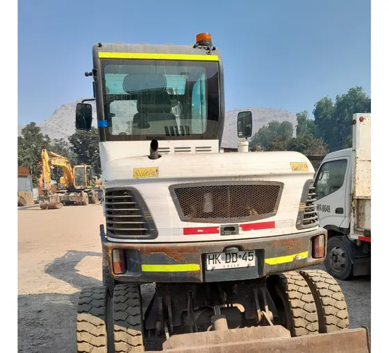 Mini Excavadora Neumática Bobcat E55w Año 2016 4x4