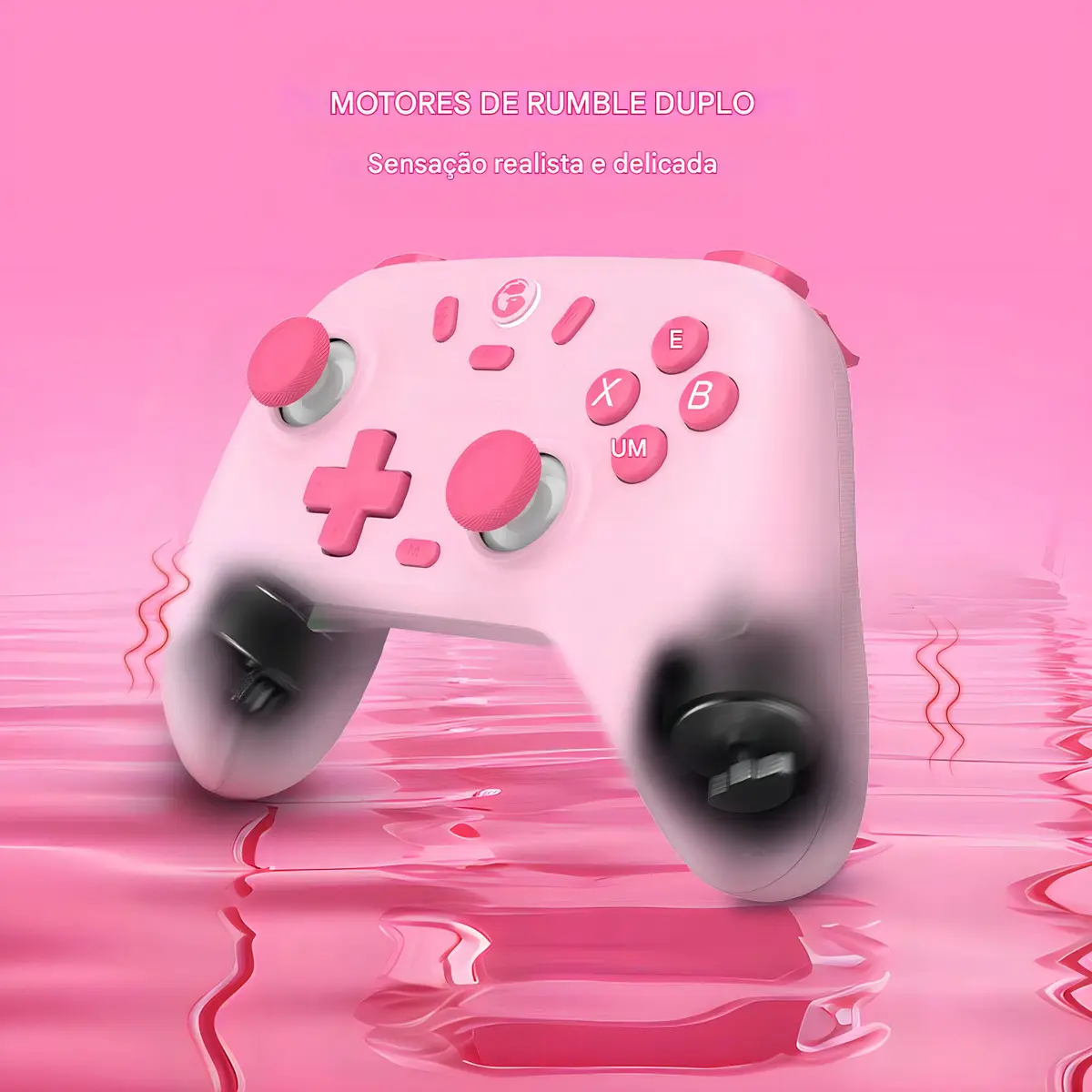 Controle Gamesir T4 Nova Lite Sem Fio Para Pc Switch Android Ios Steam Hall Effect Cor Cinza