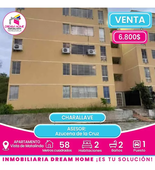 Apartamento En Venta   Vista De Matalinda  Charallave 