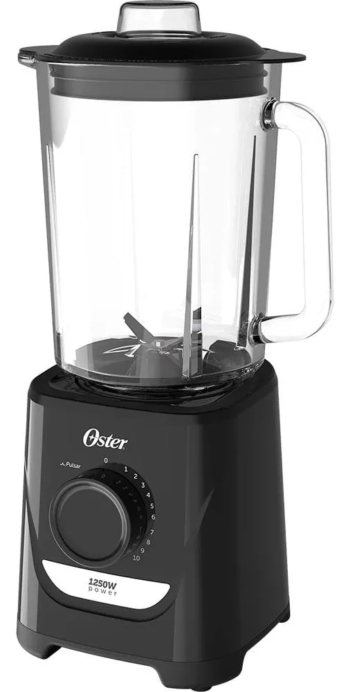 Liquidificador Power Com Jarra De Vidro 1.8l Oster OLIQ520 Cor Preto