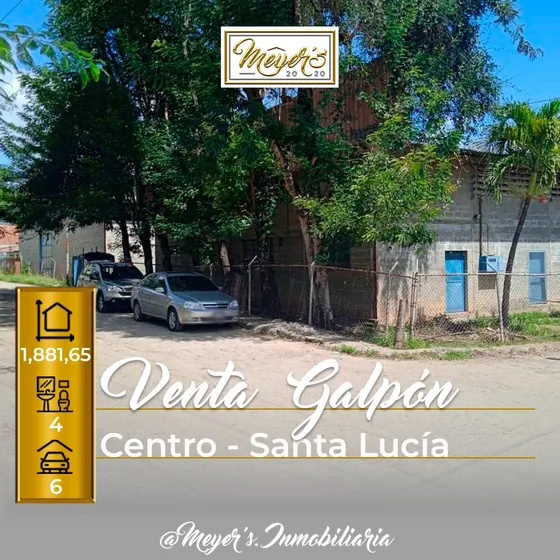 Venta Dos Galpones En El Centro De Santa Lucía Del Tuy 