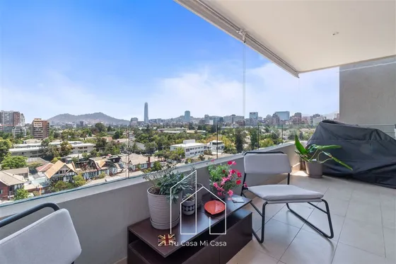 Amplio Depto, Seminuevo,1 Dorm. Gran Vista, En Las Condes