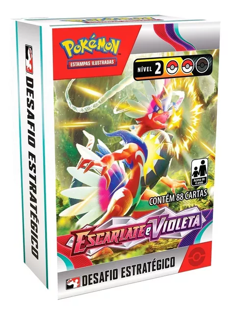 Box Koraidon Coleção Treinador Avançado Escarlate Violeta COPAG Original  Lacrada 20 Booster Carta Pokémon TCG