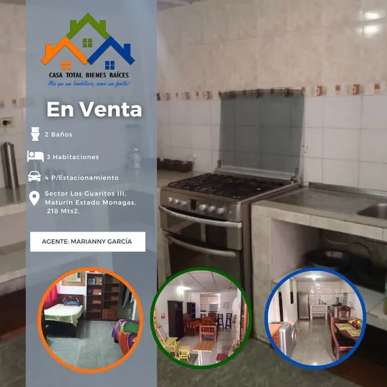 Se Vende Casa En La Urbanizacion Guaritos Iii