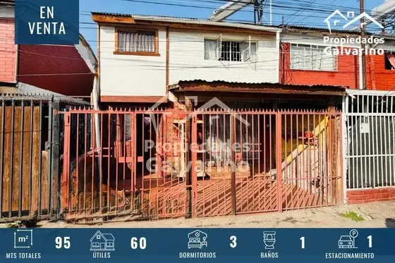 Casa En Venta De 3d 1b En Quilicura