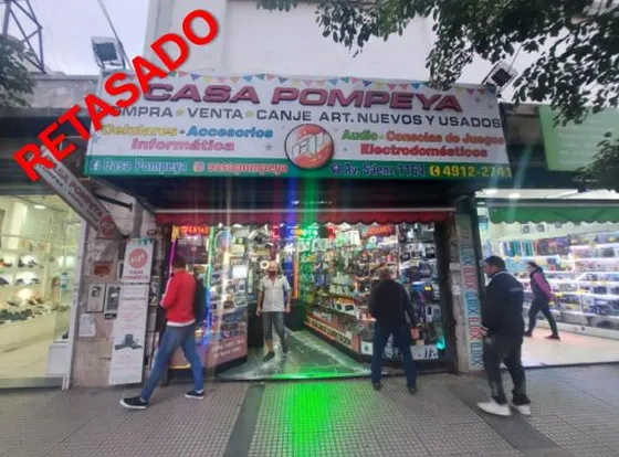 Oportunidad Venta Fondo De Comercio Elctrónicos Nueva Pompeya Retasado