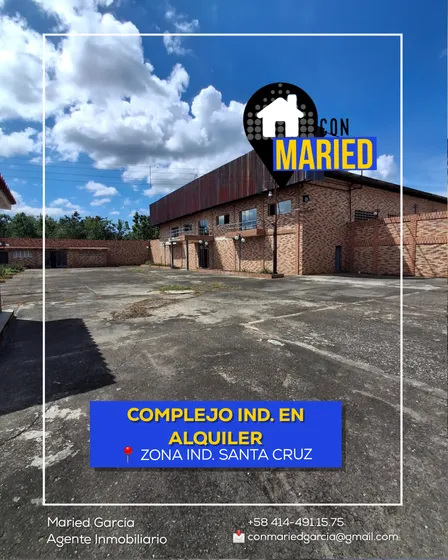 Galpon Oficinas En Alquiler Zona Ind. Santa Cruz Aragua