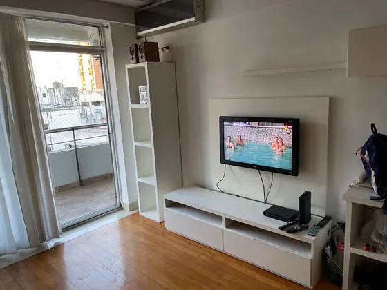 Dpto Amueblado 3 Ambientes En Cañitas Belgrano Piso 11 Luminoso Balcon Corrido